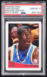 Jrue Holiday Signed 2009-10 Topps #330 RC (PSA | Autograph Graded PSA 10) Rookie Card (Online Order Only)
