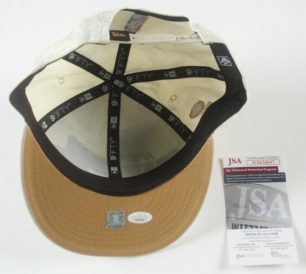 Jrue Holiday Signed Celtics 23-24 NBA Champions Adjustable Hat (JSA) JSA Witnessed (Online Order Only)