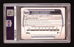 Junior Caminero Signed 2023 Bowman Prospects #BP61 RC (PSA) Rookie Card (Online Order Only)