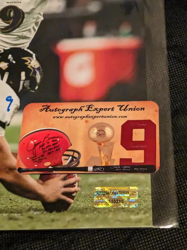 Justin Tucker Signed Autographed 8x10 Photo with coa (Online Order Only)