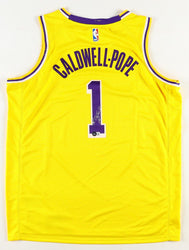 Kentavious Caldwell-Pope Signed Lakers Jersey XL (Beckett) Los Angeles Lakers (Online Order Only)