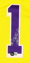Kentavious Caldwell-Pope Signed Lakers Jersey XL (Beckett) Los Angeles Lakers (Online Order Only)