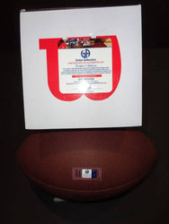 Khalil Mack Los Angeles Chargers Autographed Wilson Football with GA coa (Online Order Only)