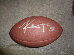 Khalil Mack Los Angeles Chargers Autographed Wilson Football with GA coa (Online Order Only)