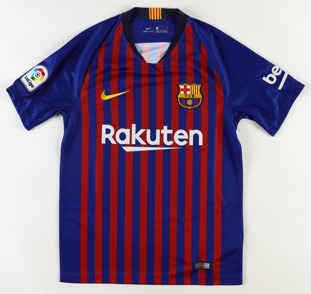 Kun Aguero Signed Barcelona Jersey (Beckett) (Online Order Only)