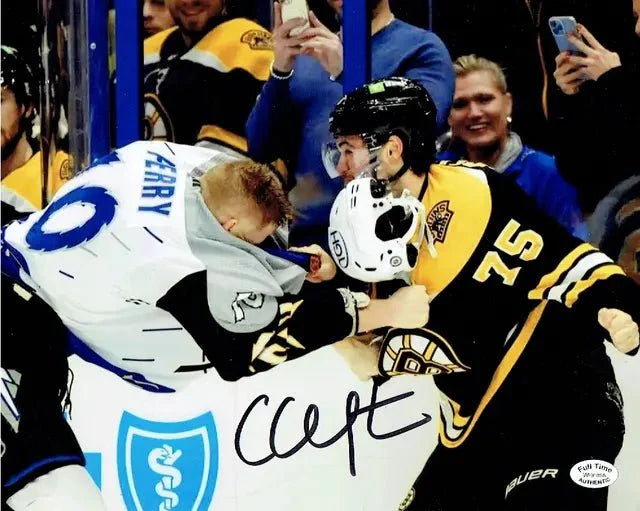 Kyle Clifton of the Boston Bruins Autographed 8x10 Photo Full Time coa (Online Order Only)