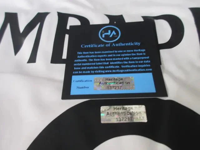 Kylian Mbappe  Real Madrid Signed Adidas Jersey Heritage COA 137217 (Online Order Only)