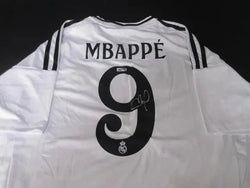 Kylian Mbappe  Real Madrid Signed Adidas Jersey Heritage COA 137217 (Online Order Only)