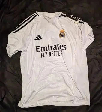 Kylian Mbappe  Real Madrid Signed Adidas Jersey Heritage COA 137218 (Online Order Only)