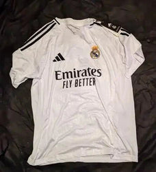 Kylian Mbappe  Real Madrid Signed Adidas Jersey Heritage COA 137218 (Online Order Only)
