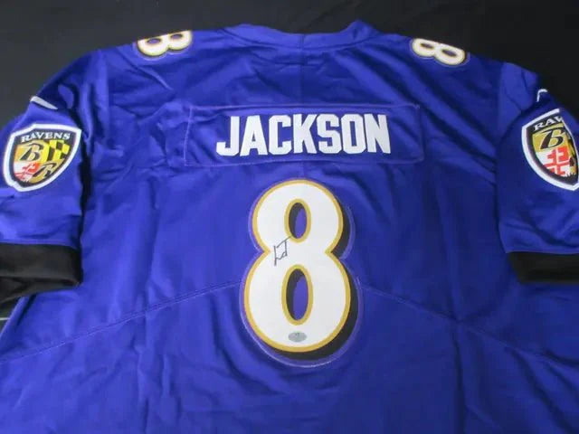 Lamar Jackson Signed Jersey VSA COA (Online Order Only)