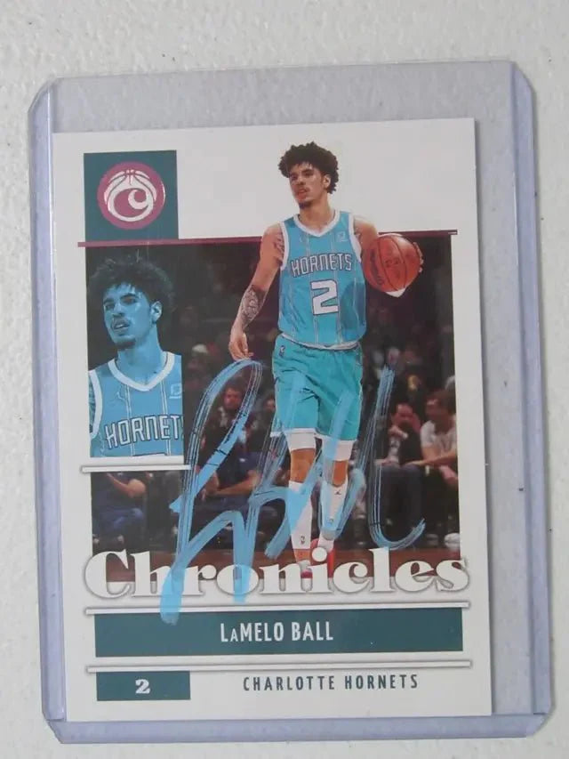 LAMELO BALL SIGNED CARD No COA (Online Order Only)