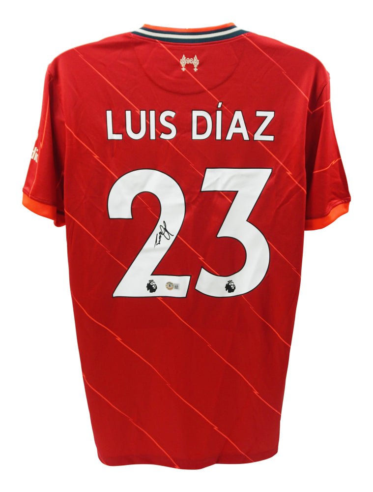 Luis Diaz Signed Liverpool Jersey (Beckett) (Online Order Only)