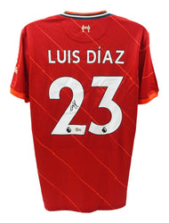 Luis Diaz Signed Liverpool Jersey (Beckett) (Online Order Only)