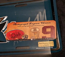 Luis Severino Auto Signed San Jose Sharks Team Novelty Plate with coa 115024 (Online Order Only)