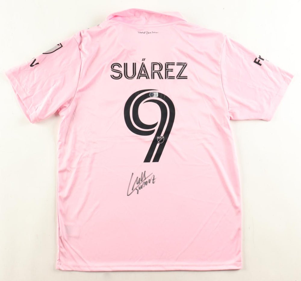 Luis Suarez Signed Inter Miami CF Adidas Authentic Jersey (Beckett) Beckett Witnessed (Online Order Only)