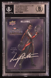 Lupita Nyong'o Signed 2022 Upper Deck Marvel Studios Allure Character Posters #CP21 as Nakia (BGS) Beckett Witnessed (Online Order Only)