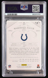 Marshall Faulk 2014 Panini National Treasures Printing Plates Magenta #169 #1/1 (PSA 9) (Online Order Only)