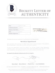 Mel Gibson Signed "Braveheart" Full-Size Prop Replica Sword (Beckett & Celebrity Authentics) (Online Order Only)