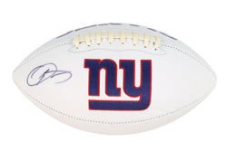 Odell Beckham Jr. Signed Giants Logo Football (JSA) (Online Order Only)