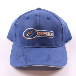 Olaf Kölzig Signed Capitals Logo Hat (Beckett) (Online Order Only)
