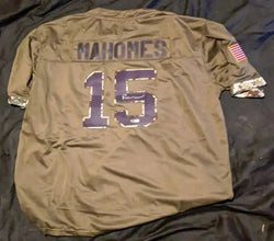 Patrick Mahomes II autographed jersey with coa (Online Order Only)
