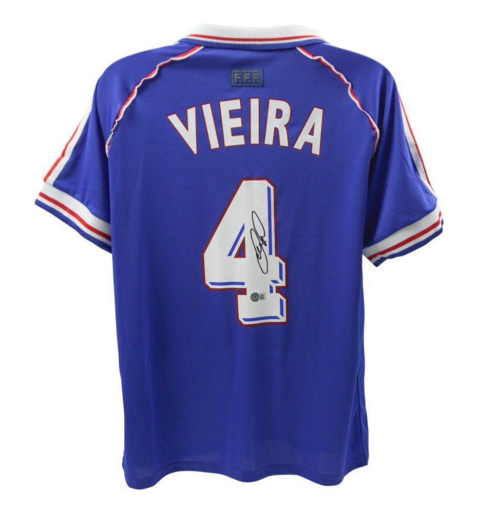 Patrick Vieira Signed France Adidas Jersey (Beckett) (Online Order Only)