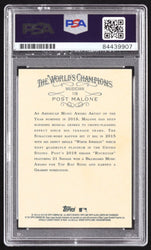Post Malone Signed 2019 Topps Allen and Ginter #176 (PSA | Autograph Grade 10) (Online Order Only)