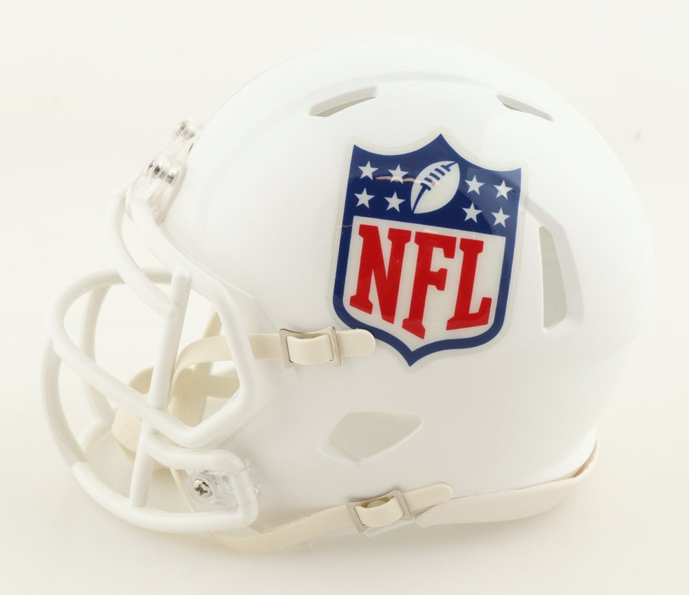 Ray Lewis Baltimore Ravens Signed NFL Logo Speed Mini Helmet (Beckett) (Online Order Only)