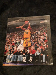 Reggie Miller Signed 8x10 Photo with coa (Online Order Only)