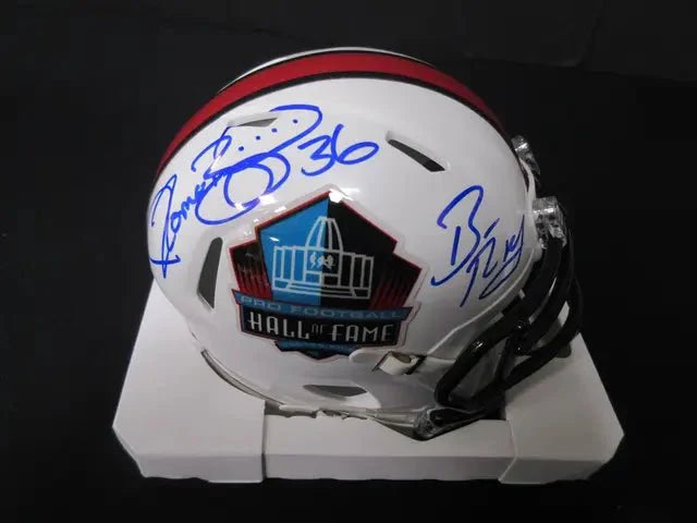 Roethlisberger & Bettis Signed Mini Helmet W/Coa (Online Order Only)