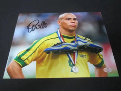 Ronaldo Nazario Brazil Team Signed Autographed 8x10 FIFA World Cup Photo VSA COA (Online Order Only)