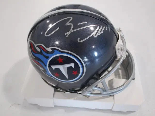 Ryan Tannehill of the Tennessee Titans signed autographed mini helmet PAAS COA 807 (Online Order Only)
