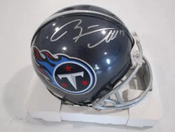 Ryan Tannehill of the Tennessee Titans signed autographed mini helmet PAAS COA 807 (Online Order Only)