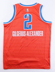 Shai Gilgeous-Alexander Signed Jersey (JSA) Oklahoma City Thunder (Online Order Only)