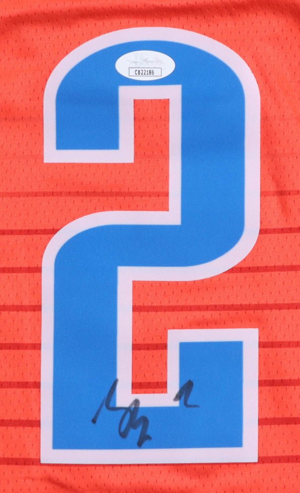 Shai Gilgeous-Alexander Signed Jersey (JSA) Oklahoma City Thunder (Online Order Only)