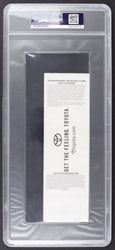Shaquille O'Neal Signed 2001-02 Lakers Season Ticket | Commemorative "Back to Back" NBA Champions Ticket (PSA | Auto 9) PSA In-The-Presence (Online Order Only)