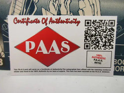 Stan Lee signed autographed comic book PAAS COA 763 (Online Order Only)