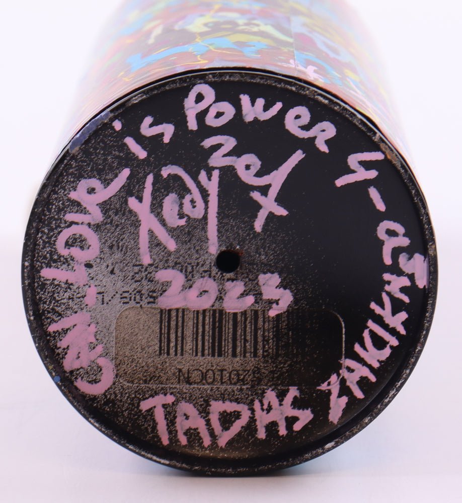 Tadas Zaicikas (TedyZet) 2023 "CAN_Love is Power #4A" Spray Paint Can Original Art Piece (Zaicikas) (Online Order Only)