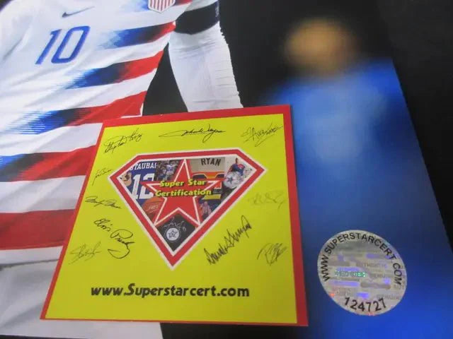 Team USA Christian Pulisic signed 8x10 Photo w/coa (Online Order Only)