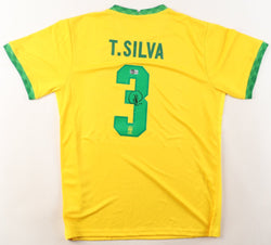 Thiago Silva Signed Jersey XL (Beckett) Brazil National Team (Online Order Only)