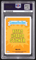 Tim Curry Signed 2018 Topps Garbage Pail Kids Oh The Horror-ible! #RH14b Lars of Darkness (PSA 9 | Auto 10) (Online Order Only)