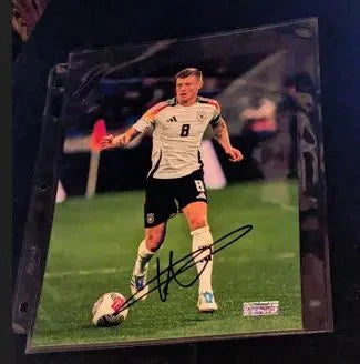 Toni Kroos Signed 8x10 Photo with coa (Online Order Only)