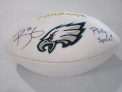 Trey Burton of the Philadelphia Eagles signed autographed logo football JSA COA 509 (Online Order Only)