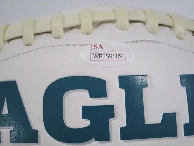 Trey Burton of the Philadelphia Eagles signed autographed logo football JSA COA 509 (Online Order Only)