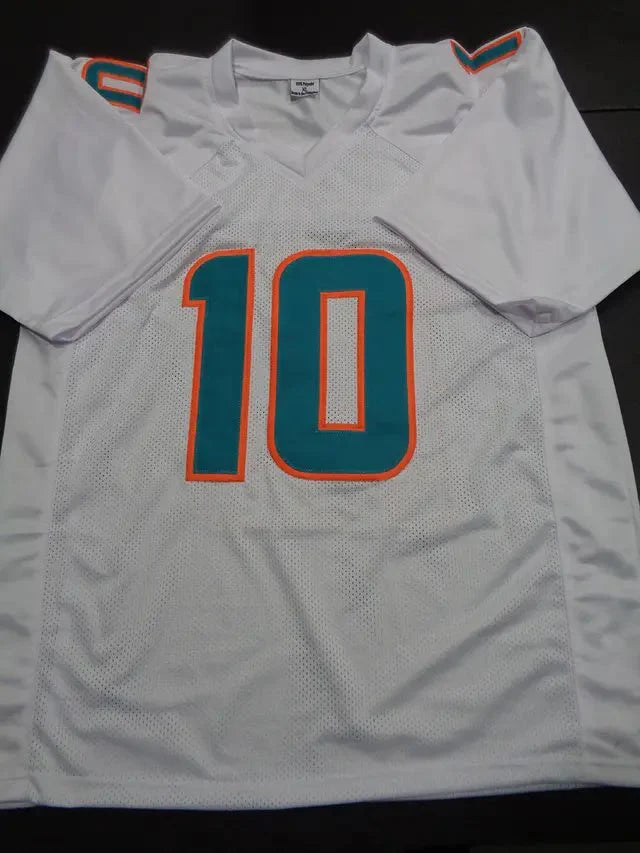Tyreek Hill Miami Dolphins Autographed Custom Football Jersey GA coa (Online Order Only)