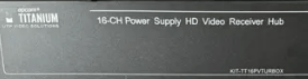 UTP Video Solution Epcom Titanium 16-CH Power Supply HD Video Receiver Hub (Online Order Only)