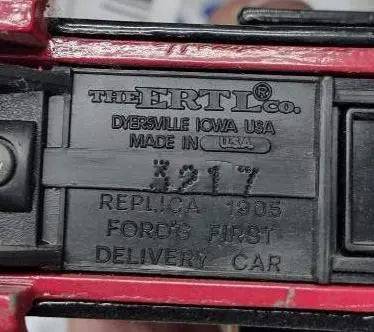Vintage ERTL Die Cast Coin Bank Replica 1905 The Texas Company (Online Order Only)