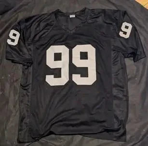 Warren Sapp Signed Autographed Black Custom Jersey With Fivestar Grading COA (Online Order Only)