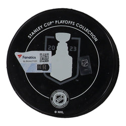 William Karlsson Signed Golden Knights 2023 Stanley Cup Champions Logo Hockey Puck (Fanatics) (Online Order Only)